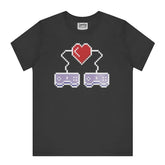 Retro Gaming Heart Pixel Art Unisex T-Shirt product type